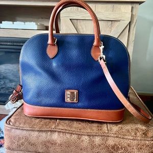 Dooney and Bourke Pebble Grain Zip Zip Satchel